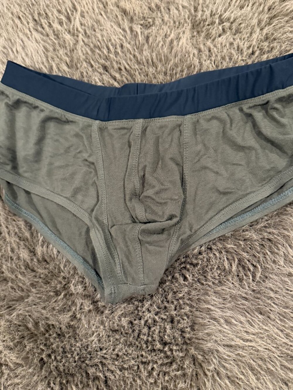 Rough Trade Men's Thin Lounge Trunks Size XL Green 7.5/10 Condition - Picture 3 of 11